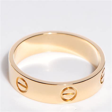 cartier 18k gold love ring